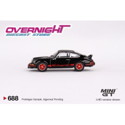 Porsche 911 Carrera Rs 2.7 Negro y Rojo – Mini GT MGT00688