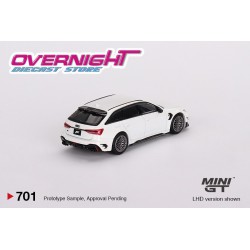 2020 Audi Rs-6 R Abt Glacier White – Mini GT MGT00701