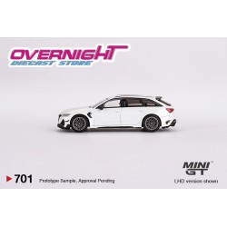 2020 Audi Rs-6 R Abt Glacier White – Mini GT MGT00701