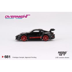 Porsche 911 (992) Gt3 Rs Negro - Pyro Red – Mini GT MGT00681