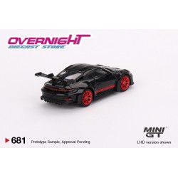 Porsche 911 (992) Gt3 Rs Negro - Pyro Red – Mini GT MGT00681