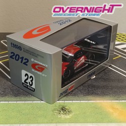 Ebbro Nissan Motul Autech Gt-R Sgt500 N23 Okayama Test, rojo/negro – 2012 Escala 1/43