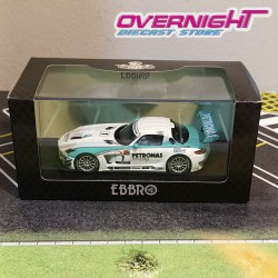 Ebbro Petronas Syntium Sls Amg Gt3 Super Taikyu N1 Taniguchi/Hairuman/Ang, blanco/Turquoise 2012 - Escala 1/43 Ebbro 44833