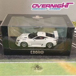 Ebbro Lexus Lfa 24 Hours Of Nurburgring Test Car -Resin-, blanco 2012 - Escala 1/43