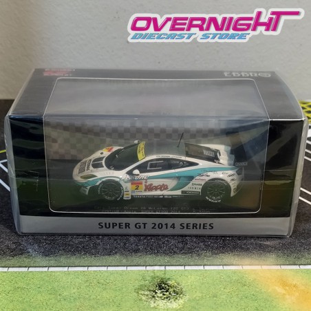 Ebbro Syntium Apple Mp4-12c Super Gt Gt300 N2 Kazuho Takahashi / Hiroki Kato, blanco/rojo/azul 2014 - Escala 1/43