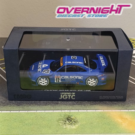 Ebbro Nissan Skyline Gtr R33 Jgtc N12 Calsonic, azul 1998 - Escala 1/43