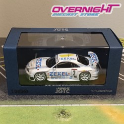 Ebbro Nissan Skyline R33 Jgtc Zexel N2 Aguri Suzuki/Masahiko Kageyama, blanco/azul/rojo 1998 - Escala 1/43