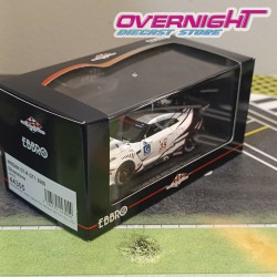 Ebbro Nissan Gt-R Gt1 platastone N35, blanco/negro/rojo 2009 - Escala 1/43