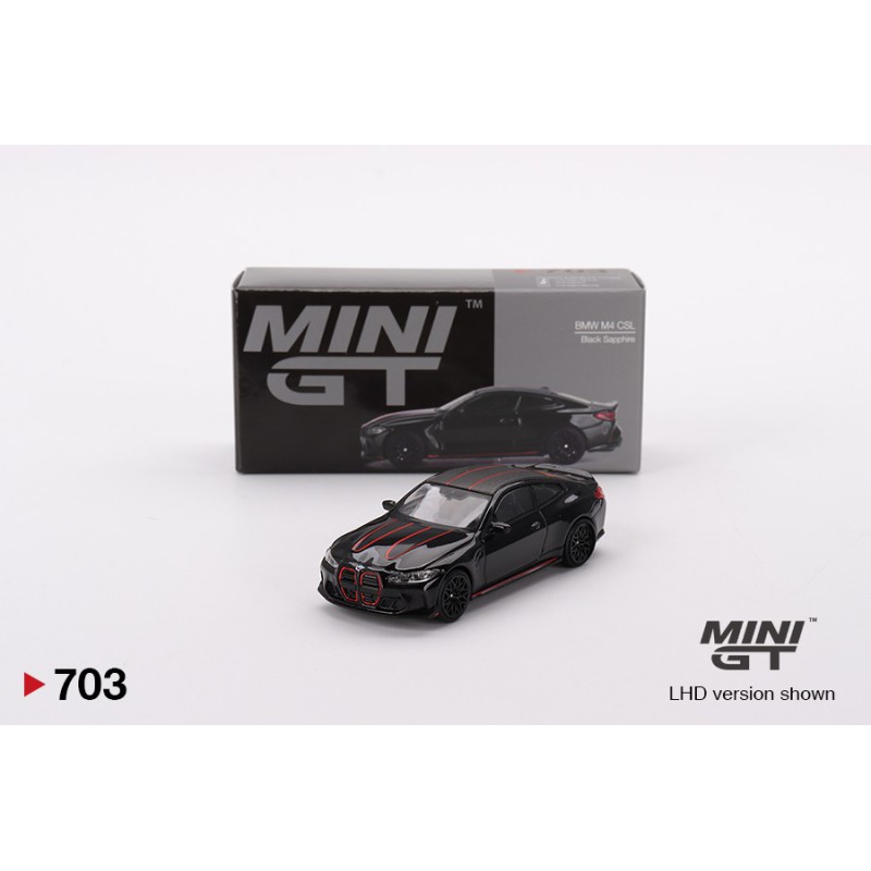 Bmw M4 Csl negro – Mini GT 703 Escala 1/64