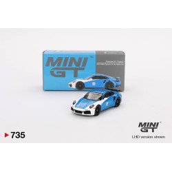 Porsche 911 (992) Turbo S Safety Car Daytona 24hrs Mini GT 735 Escala 1/64