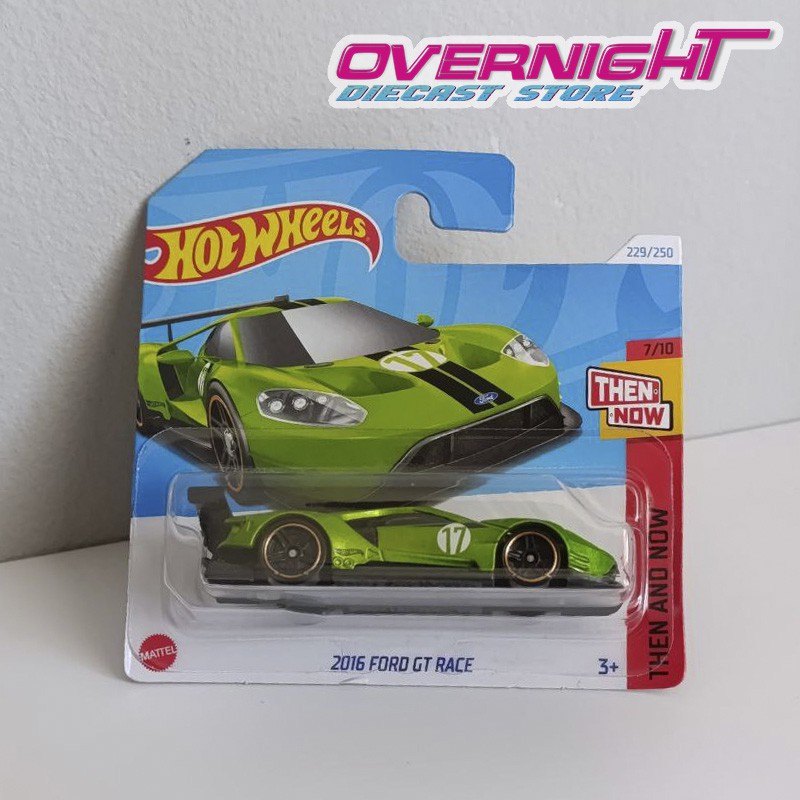 Hot Wheels 2016 Ford GT Race - Then and Now - HTC71-N521