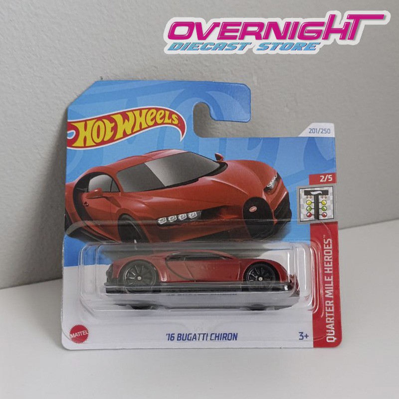 Hot Wheels Bugatti Chiron - Quarter Mile Heroes - HTB88-N521