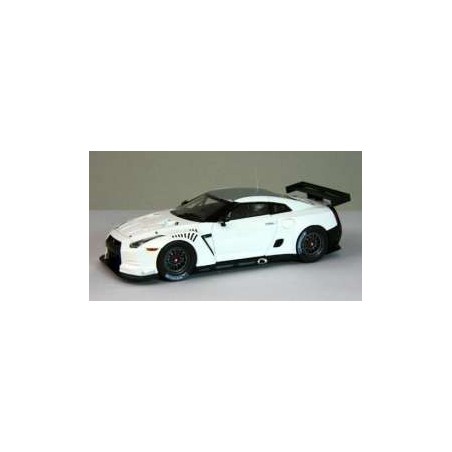 Ebbro 2010 Nissan R35 Gt-R Gt1 n2 Fuji Shake Down Blanco – Escala 1/43