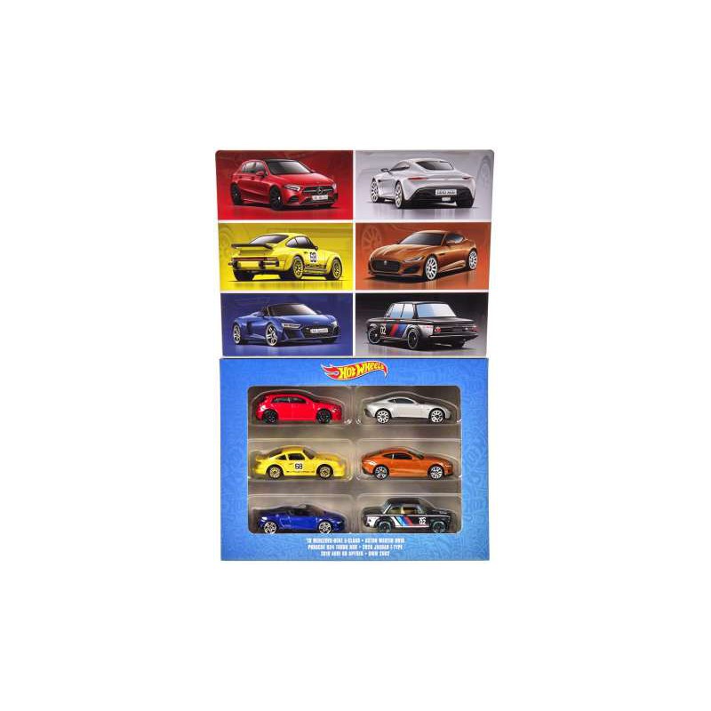 Hot Wheels Multi pack European Car Culture pack de 6