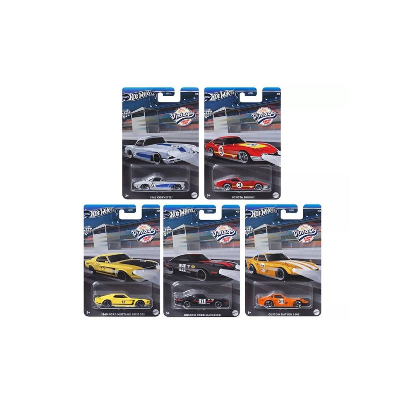 Hot Wheels Vintage Car Club Mix B - Pack de 5 coches HRT81-979B