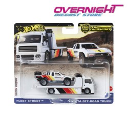 Hot Wheels Team Transport Toyota Off-Road pick-up truck & Fleet Street Truck BFGoodrich HRV39