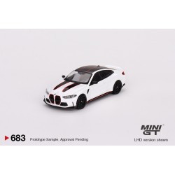 Mini GT Bmw M4 CSL Alpine White 1/64 MGT00683lhd