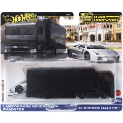 Hot Wheels Premium Team Transport Lamborghini Reventon Roadster y Flipside Hauler JBM31