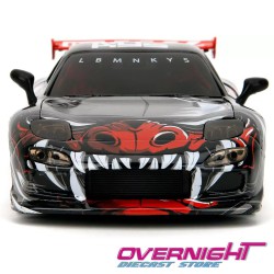 Jada Mazda RX7 with Saru figure - LAB MONKEYS - escala 1/24