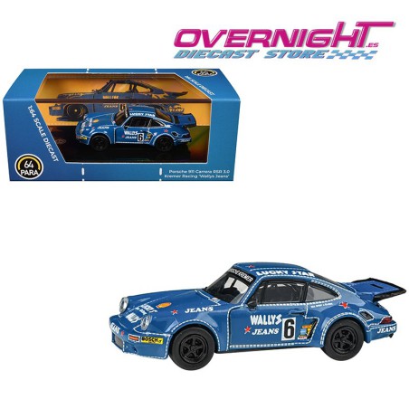 Para64 Porsche 911 3.0 Rsr Wallys Jeans azul LHD pa55791lhd 1/64