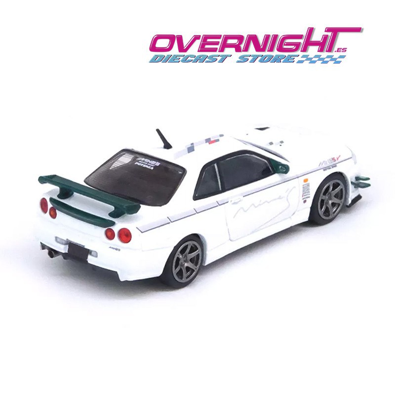 Inno64 Nissan Skyline Gt-R (R34) V-Spec Tuned By Mine S – Blanco y