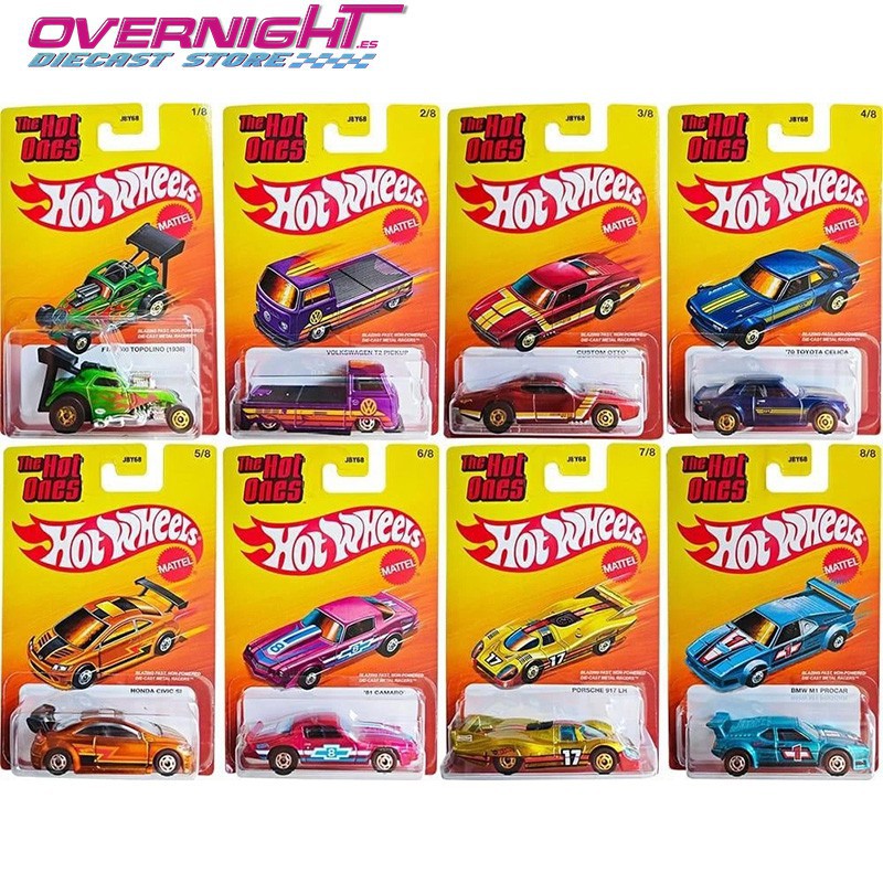 Hot Wheels The Hot Ones Mix pack de 8 coches - Escala 1/64 Hot Wheels The Hot Ones Mix pack de 8 coches - Escala 1/64