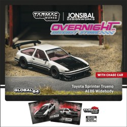 Tarmac Works Toyota Sprinter Trueno AE86 Widebody By Jon Sibal – Tarmac Cards – 1/64 TC-T64G-060-WB