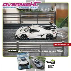 Tarmac Works Koenigsegg Jesko Attack blanco Tarmac Cars – 1/64 TC-T64G-TL052-WH
