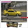 Tarmac Works Mitsubishi Lancer Gsr Evolution III amarillo con Tarmac Cards – 1/64 TC-T64G-050-YL
