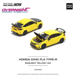 Pop Race Honda Civic Type-R Fl5 amarillo – Escala 1/64 PR640062