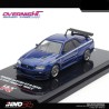 Inno64 Nissan Skyline Gt-R (R34) V-Spec Tuned By MineS azul – Escala 1/64 in64-R34VS-MINES-BL