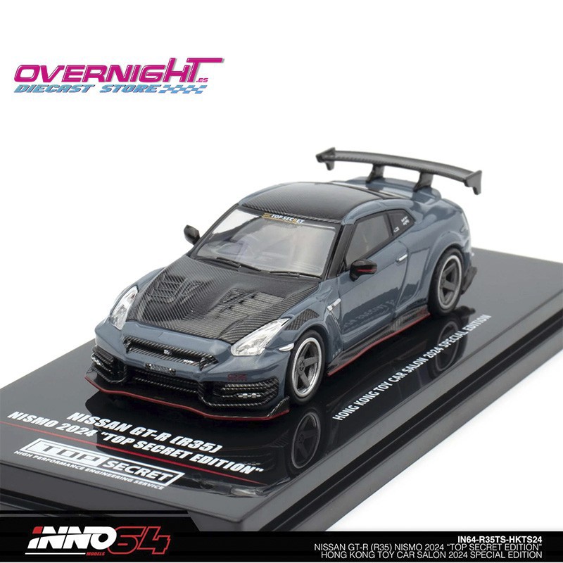 Inno64 Nissan Skyline Gt-R (R35) Nismo 2024 - Top Secret HK Toy Car Salon – 1/64 in64-R35TS-HKTS24