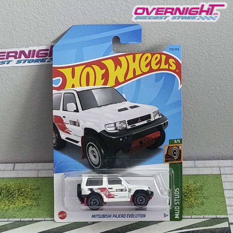 Hot Wheels Mitsubishi Pajero Evolution - tarjeta larga japonesa HNK59-N910P