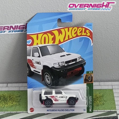 Hot Wheels Mitsubishi Pajero Evolution - tarjeta larga japonesa HNK59-N910P