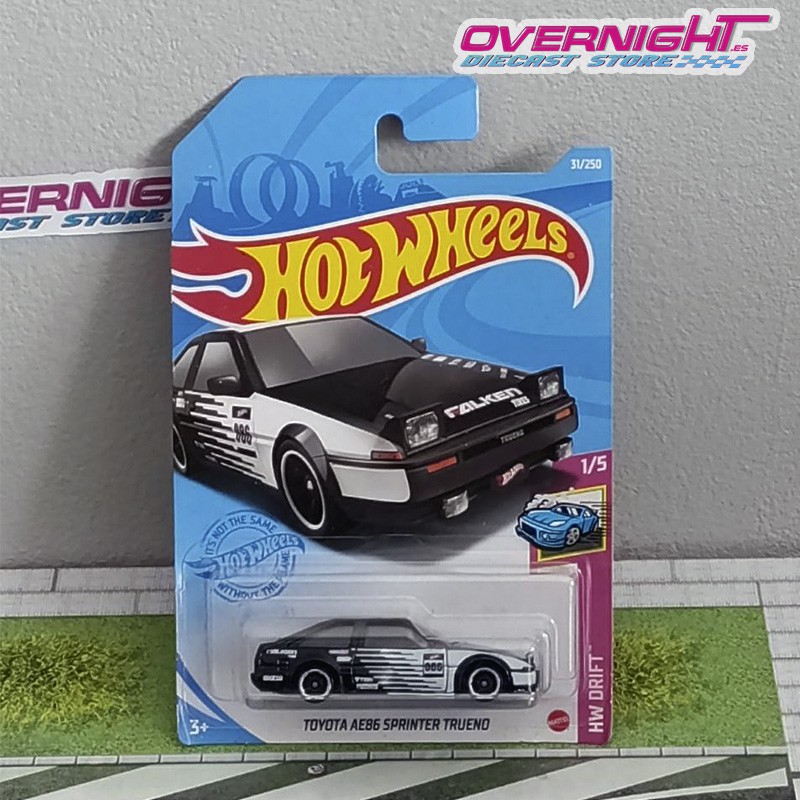 Hot Wheels Toyota AE86 Sprinter Trueno - tarjeta larga japonesa HCM39-M910F