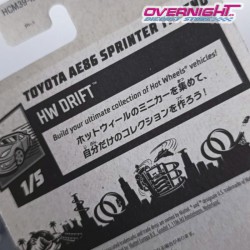 Hot Wheels Toyota AE86 Sprinter Trueno - tarjeta larga japonesa HCM39-M910F