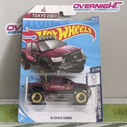 Hot Wheels 10 Toyota Tundra – Tokyo 2020 - tarjeta larga GHC92-D7C6