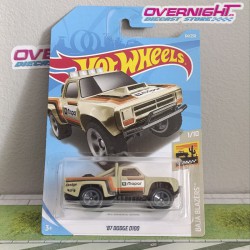 Hot Wheels 87 Dodge D100 - tarjeta larga FYB64-D7C3