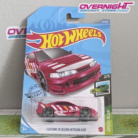 Hot Wheels Custom 01 Acura Integra GSR - tarjeta larga GHF43-D7C6