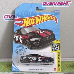 Hot Wheels 2018 Ford Mustang GT - tarjeta larga