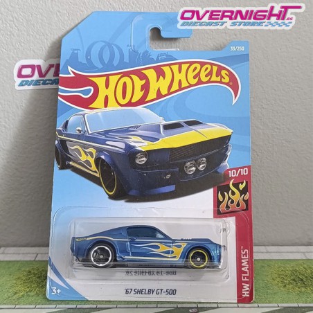 Hot Wheels 67 Shelby GT 500 - tarjeta larga FYC45-D7C3