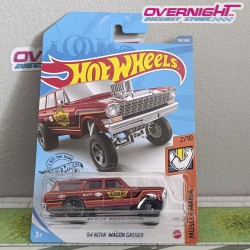 Hot Wheels 64 Nova Wagon Gasser - tarjeta larga GHD05-D7C6