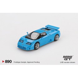 Mini GT Bugatti Eb110 Super Sport 1995 azul – escala 1/64 MGT00890-L
