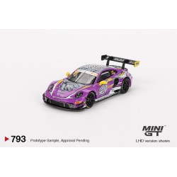 Mini GT Porsche 911 (992) Gt3 R n27 Hubauto Racing 70th Macau GP lila 1/64 MGT00793-L