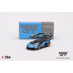 Mini GT Lamborghini Aventador SVJ 64 azul 2023 – 1/64 MGT00784-L