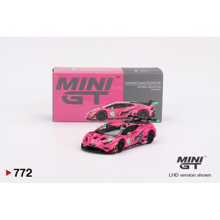 Mini GT Lamborghini Huracan Gt3 Evo2 n83 Iron Dames 24h Daytona – 1/64 MGT00772-L