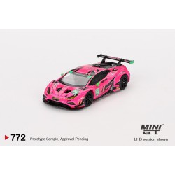 Mini GT Lamborghini Huracan Gt3 Evo2 n83 Iron Dames 24h Daytona – 1/64 MGT00772-L