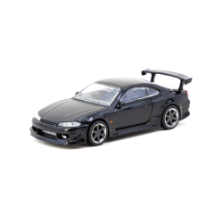 Tarmac Works Vertex Silvia (S15) Tonnderu – color negro 1/64 TC-T64G-023-PRIX