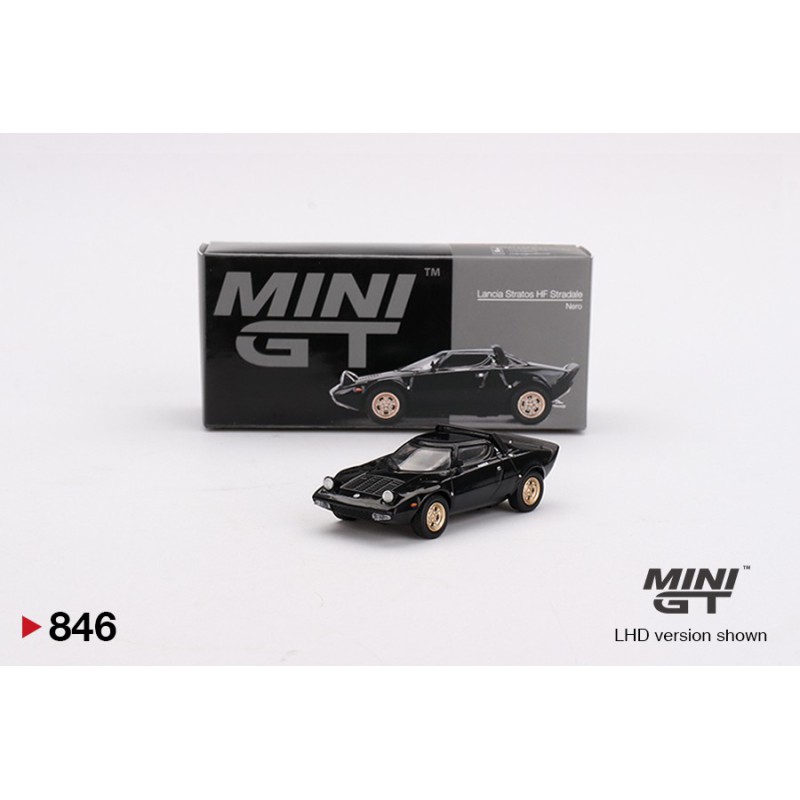 Mini GT Lancia Stratos Hf Stradale, Nero MGT00846-L