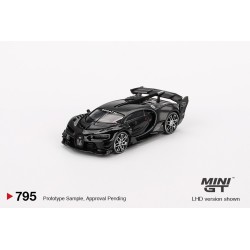 Mini GT Bugatti Vision Gran Turismo color negro – Escala 1/64 MGT00795-L